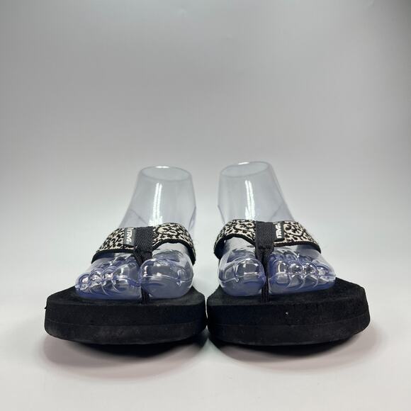 Teva Mush II Black Lightweight Comfort Flip Flops Sandals 4198 Women’s Size 8 - Picture 3 of 8